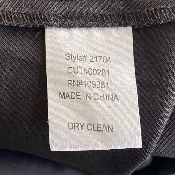 Oleg Cassini Black Paisley Printed Long Dress - Picture 5 of 9